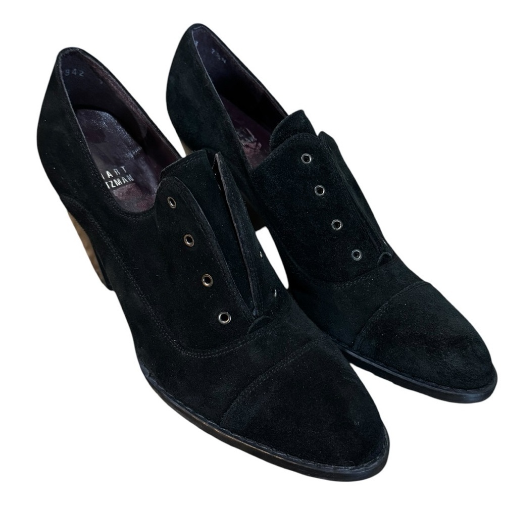 Stuart Weitzman Black‎ Suede Heeled Shoes